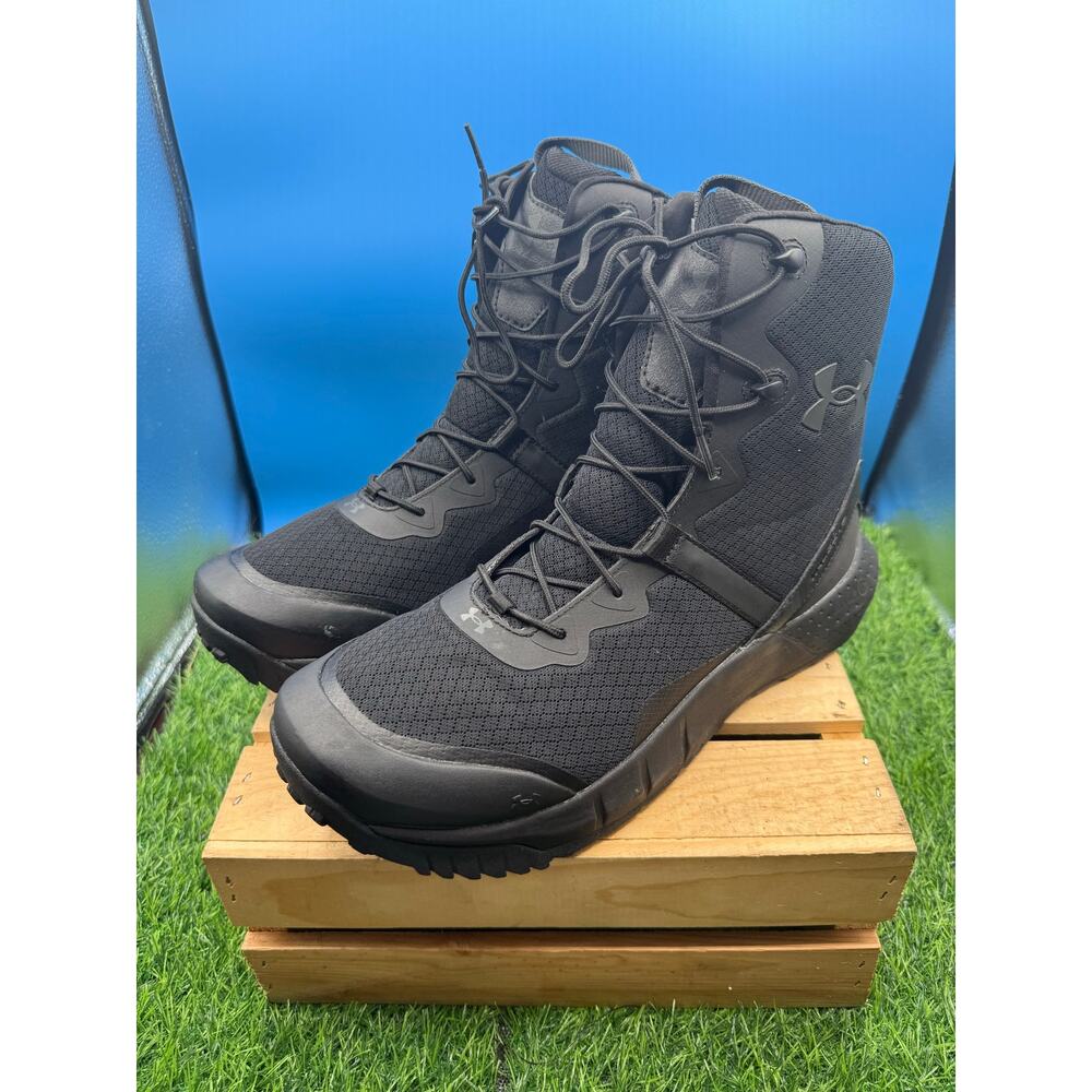 Under Armour Men's Valsetz RTS 1.5 Side Zip Tactical Boots-Black Size 12-3023748
